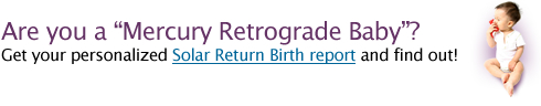 Get a Personalized Solar Return Birth Report