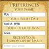 Your personal preferences