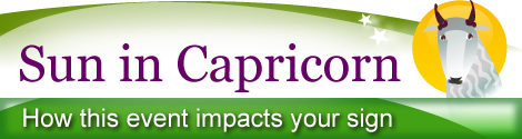 Sun in Capricorn