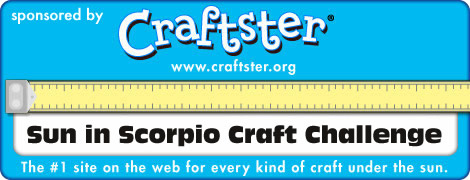 Sun in Scorpio Craft Challenge