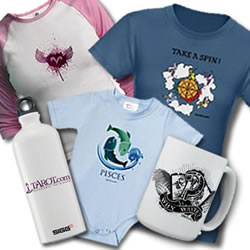 Tarot.com Stuff store collage