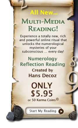Brand New! Exclusive Numerology Reflection Reading