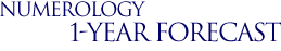 1-Year Numerology Forecast