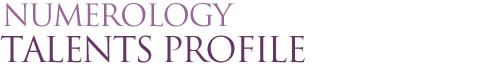 Numerology Talents Profile
