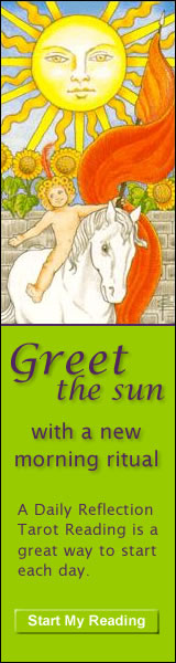 Greet the sun with a Daily Reflection Tarot Reading