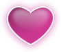 A glowing red heart.