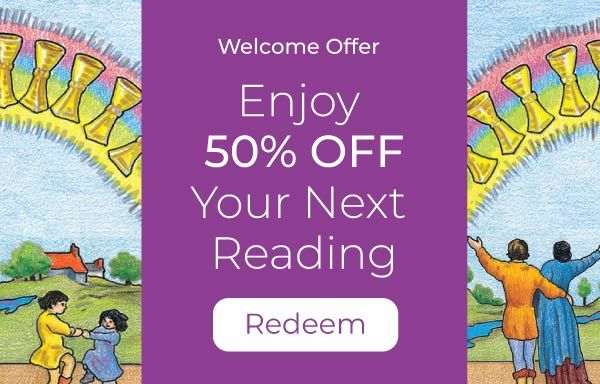 Welcome Offer! Enjoy 50% OFF Your Next Reading -- Click Here to Redeem
