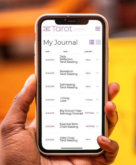 Tarot.com mobile Journal