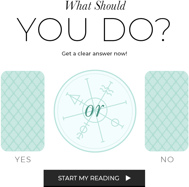 What Should You Do? Get a clear answer now! Start My Reading. 