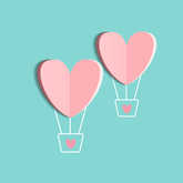heart air balloons