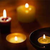 lighted candles