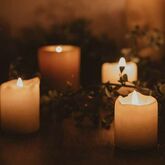 lighted candles