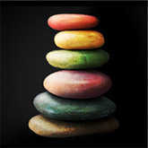 colored feng shui stones