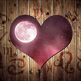 heart with full moon and zodiac symbols