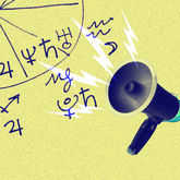 astrology birth chart with music notes