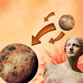 Venus statue with arrows