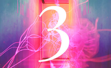 Life Path number 3 in numerology is represented by a hallway with colorful accents.