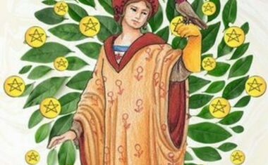 9 of Pentacles Tarot card