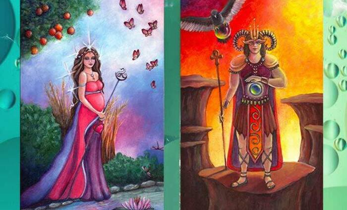 the empress and emperor tarot cards