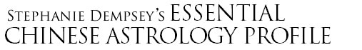 Essential Chinese Astrology Profile