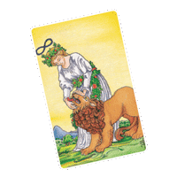 Carte de Tarot Putere pentru Leu