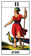 Junon Tarot card in Swiss (1JJ) Tarot deck