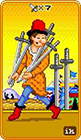 8-bit - Seven of Swords