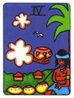 african - Four of Cups
