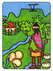 african - Five of Cups