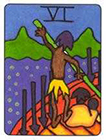 african - Six of Swords
