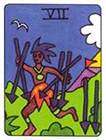 african - Seven of Swords
