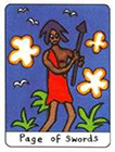 african - Page of Swords