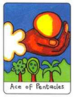 african - Ace of Pentacles