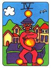 african - Four of Pentacles