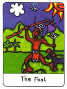 The Fool Tarot card in African Tarot Tarot deck