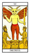 The Devil Tarot card in Angel Tarot deck