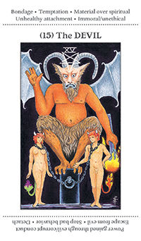 The Devil Tarot card in Apprentice Tarot deck