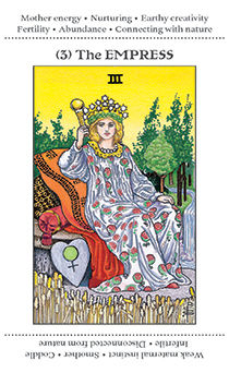 The Empress Tarot card in Apprentice Tarot deck