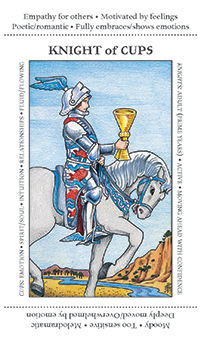 Knight of Cups Tarot card in Apprentice Tarot deck