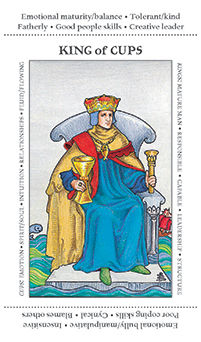 King of Cups Tarot card in Apprentice Tarot deck