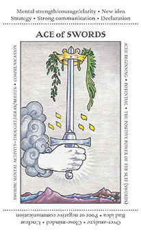 Ace of Swords Tarot card in Apprentice Tarot deck