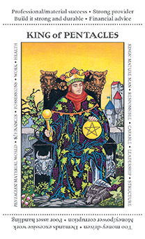 King of Pentacles Tarot card in Apprentice Tarot deck