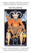 The Devil Tarot card in Apprentice deck