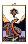 The Star Tarot card in Aquarian Tarot deck