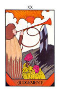 Judgement Tarot card in Aquarian deck