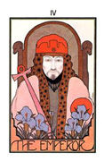 The Emperor Tarot card in Aquarian deck