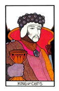 King of Cups Tarot card in Aquarian deck