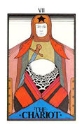 The Chariot Tarot card in Aquarian Tarot deck