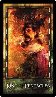 King of Coins Tarot card in Archeon Tarot deck