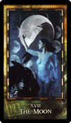 The Moon Tarot card in Archeon Tarot deck
